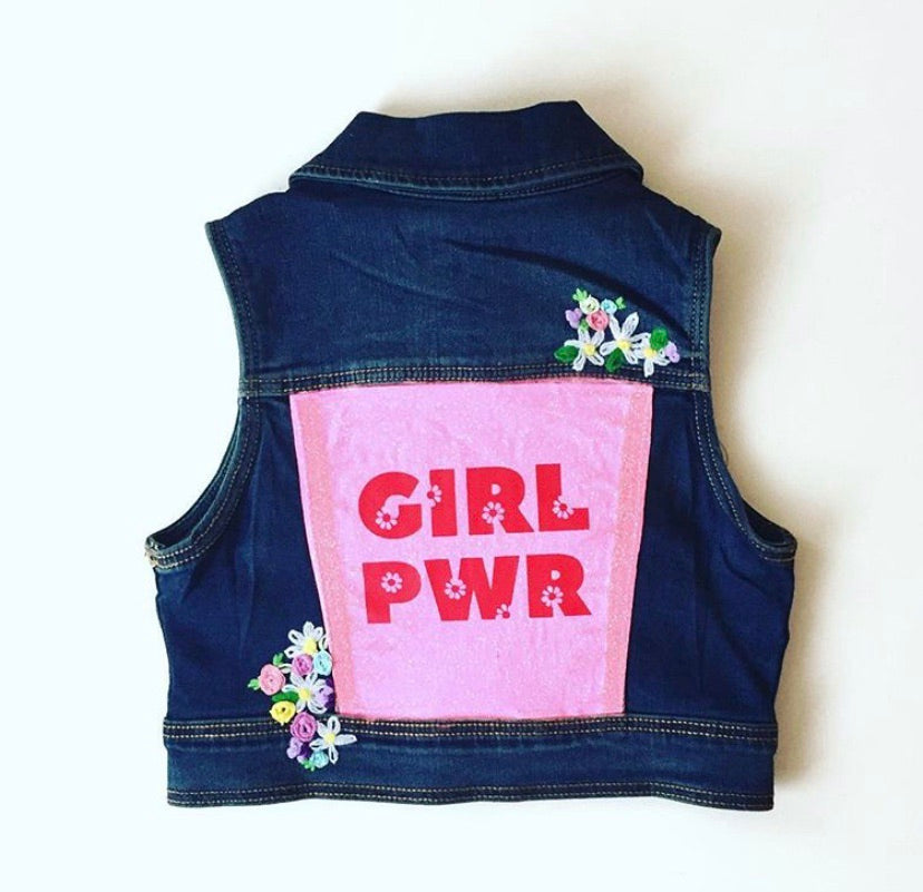Custom Hand Embroidered Jean Jacket