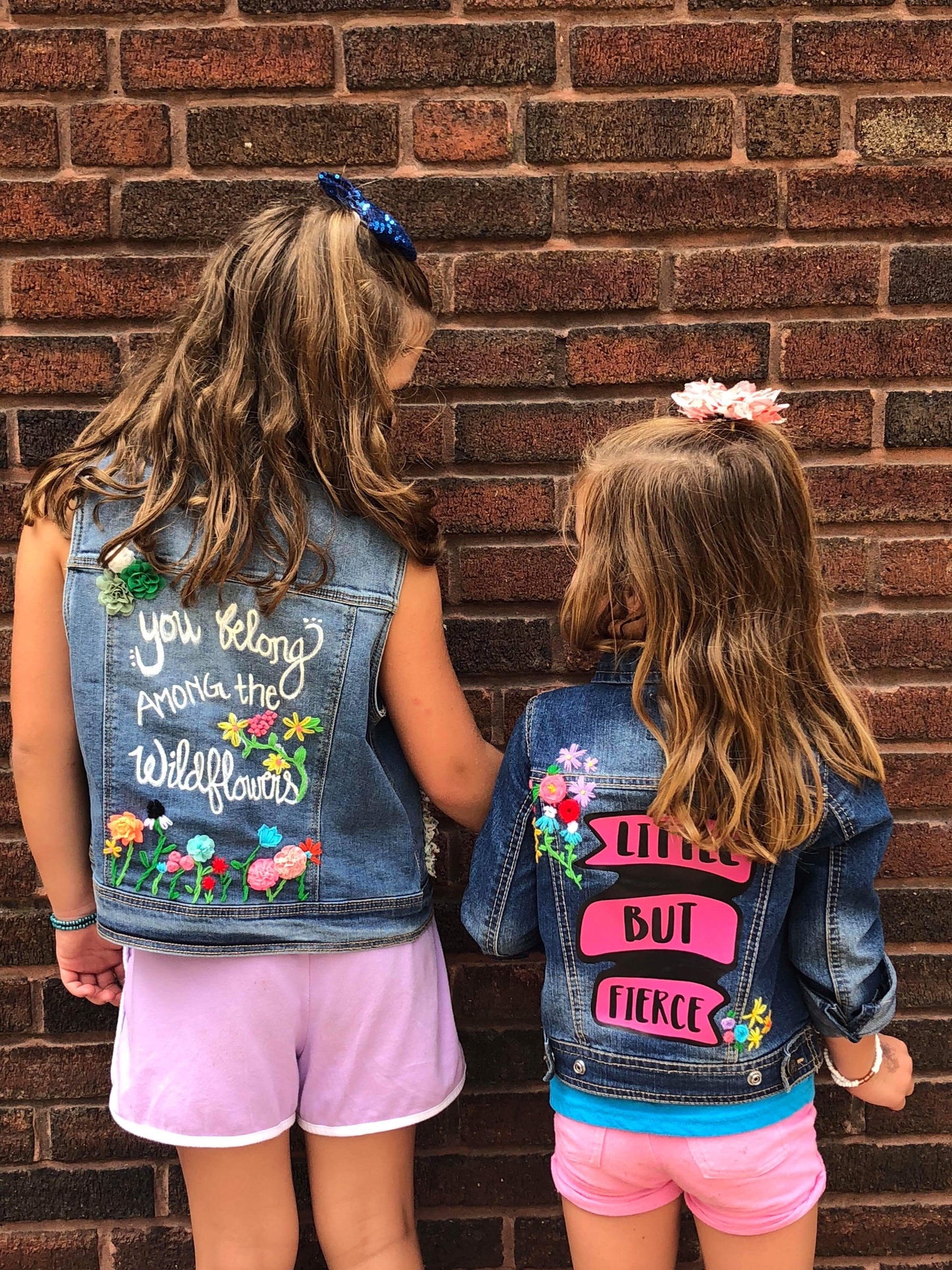 Custom Hand Embroidered Jean Jacket