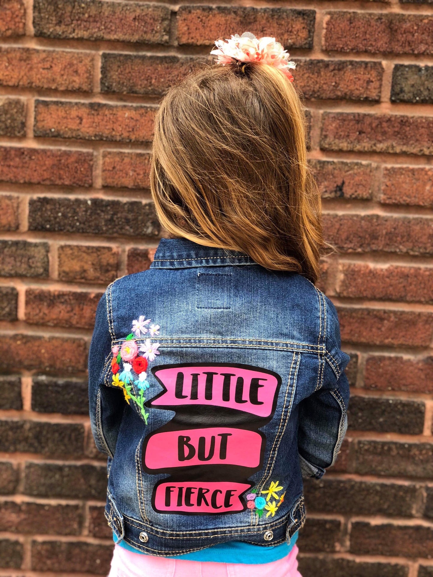 Custom Hand Embroidered Jean Jacket