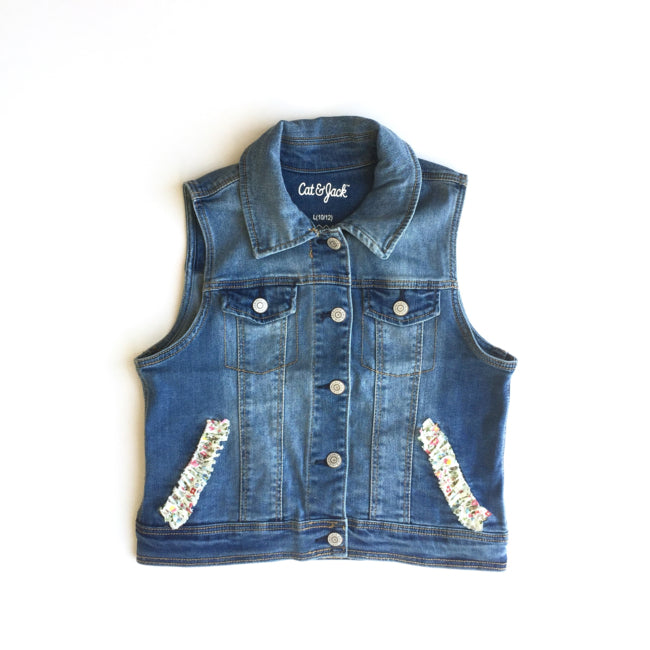 Custom Hand Embroidered Jean Jacket