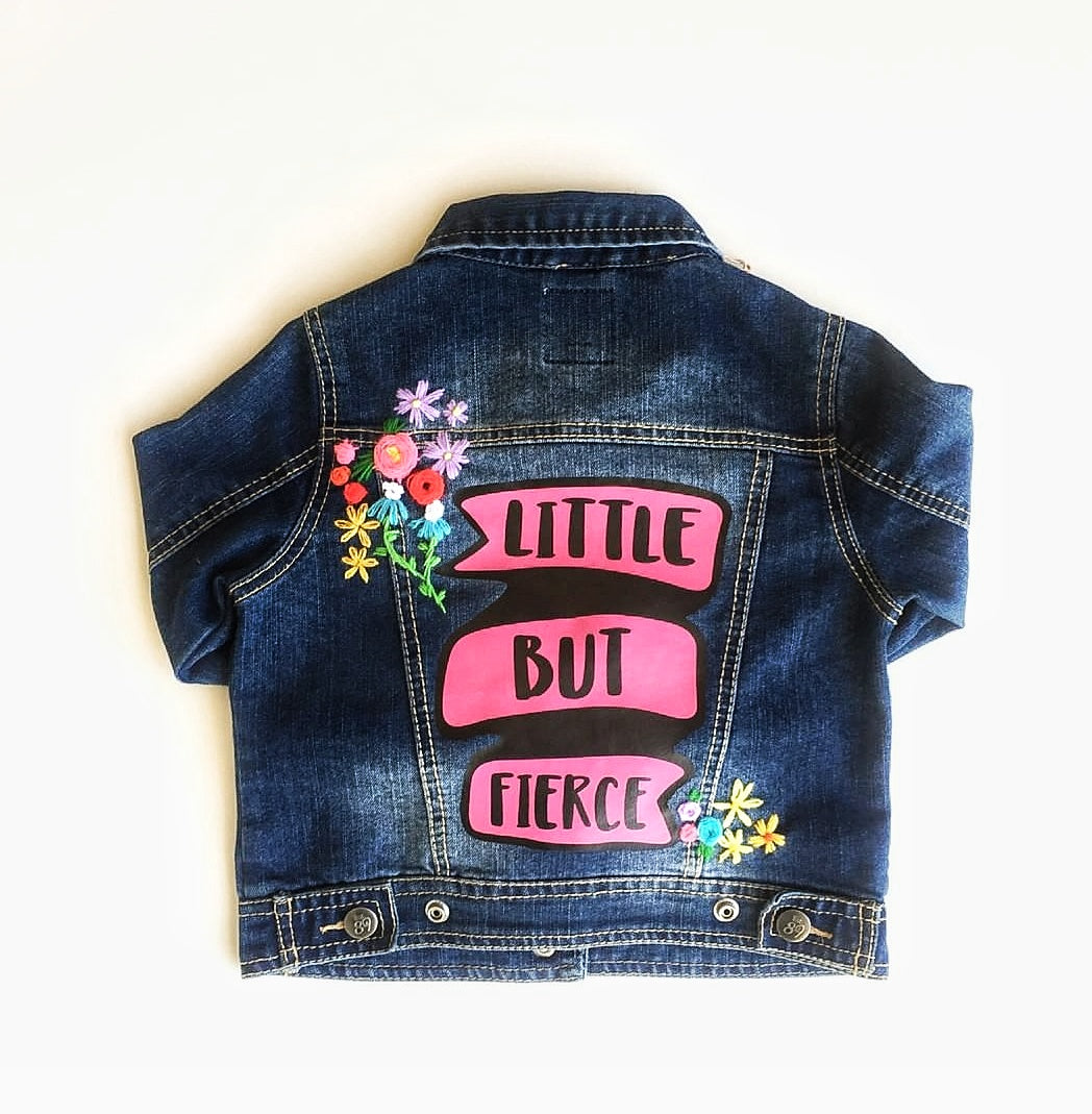 Custom Hand Embroidered Jean Jacket